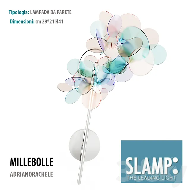 SLAMP MILLE BOLLE (Light da parete) 3D Model