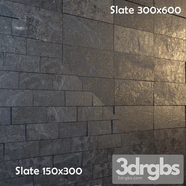 Slate black 3D Model Download