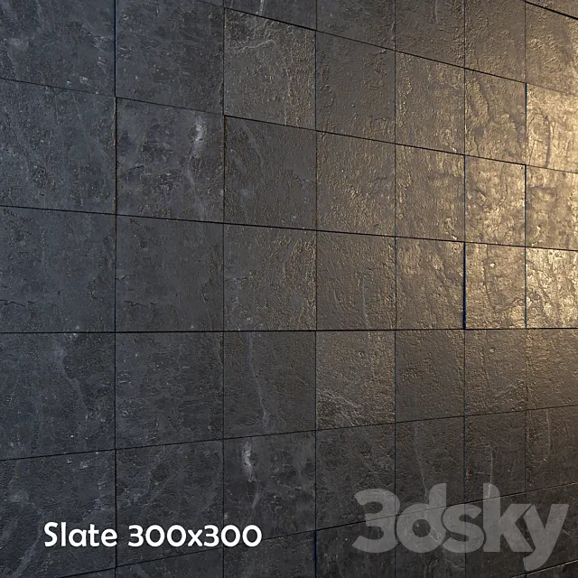 Slate black 3DModel