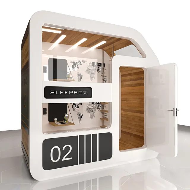 Sleepbox 3D Model Sleepbox 3D Model