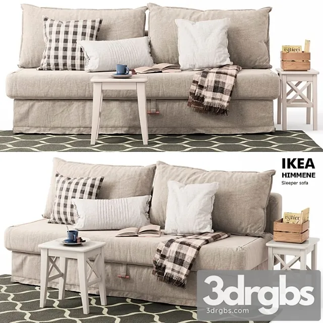 sleeper sofa himmene ikea 3D Model Download