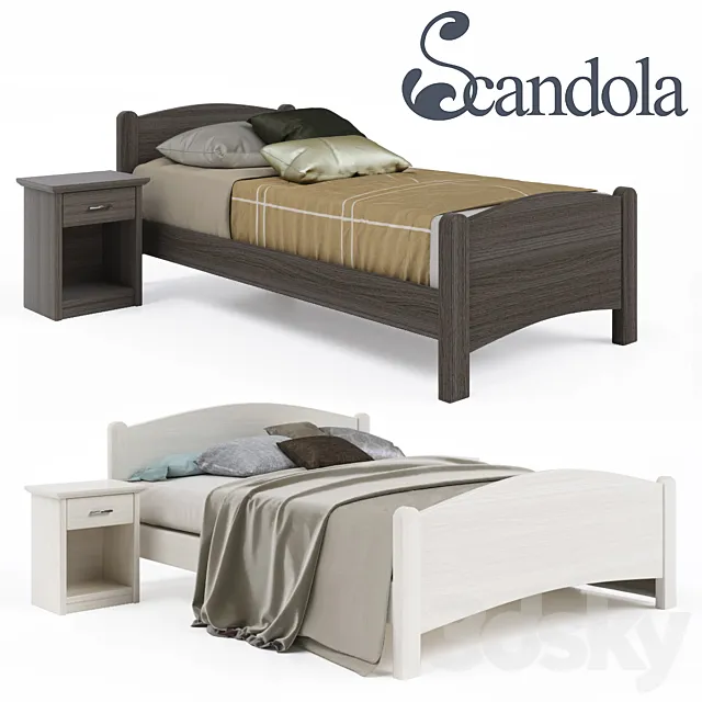 Sleeping Beds | Scandola 3D Model