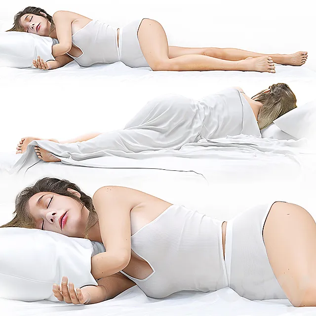 Sleeping girl 3DModel
