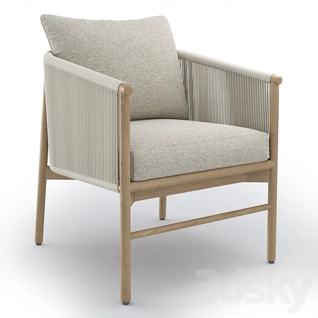 Slettvoll Amy Stol 3D Model Slettvoll Amy Stol 3D Model