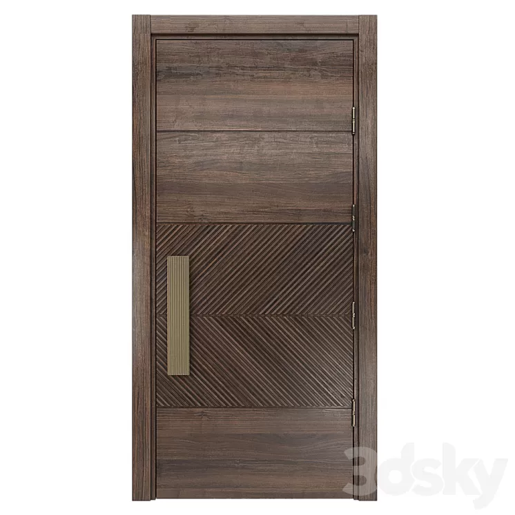 Sliced Door 3D Model