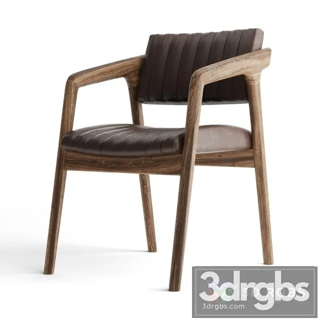 Sliced Walnut Fabric Leather Chair 3D Model Download Sliced Walnut Fabric Leather Chair 3D Model Download