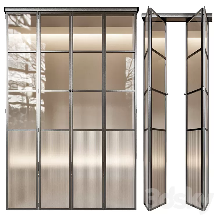 Sliding Door 4 3D Model - 3DSKY Decor Helper