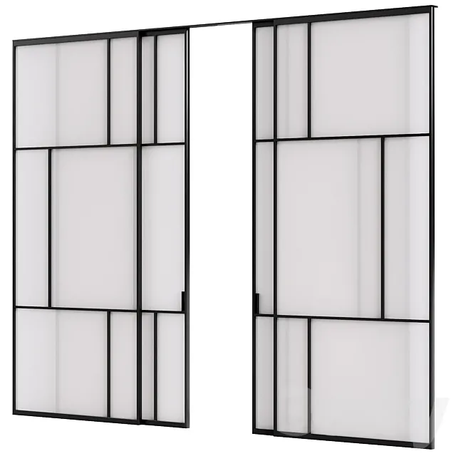 Sliding doors Adl Deco 3D Model