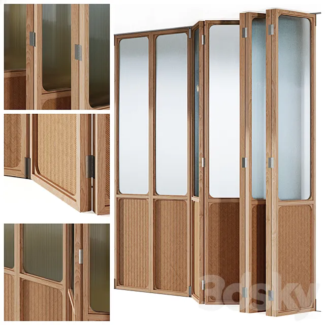 Sliding doors | Folding partition | 01 3D Model