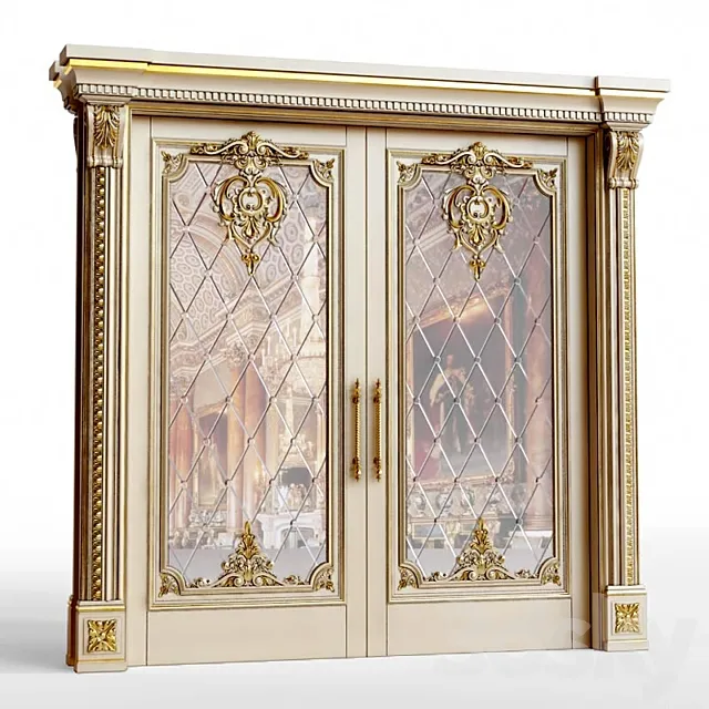 Sliding interior doors 3D Model