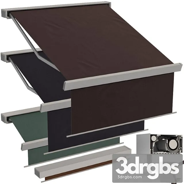 Sliding outdoor awning sun canopy 1 3D Model Download Sliding outdoor awning sun canopy 1 3D Model Download