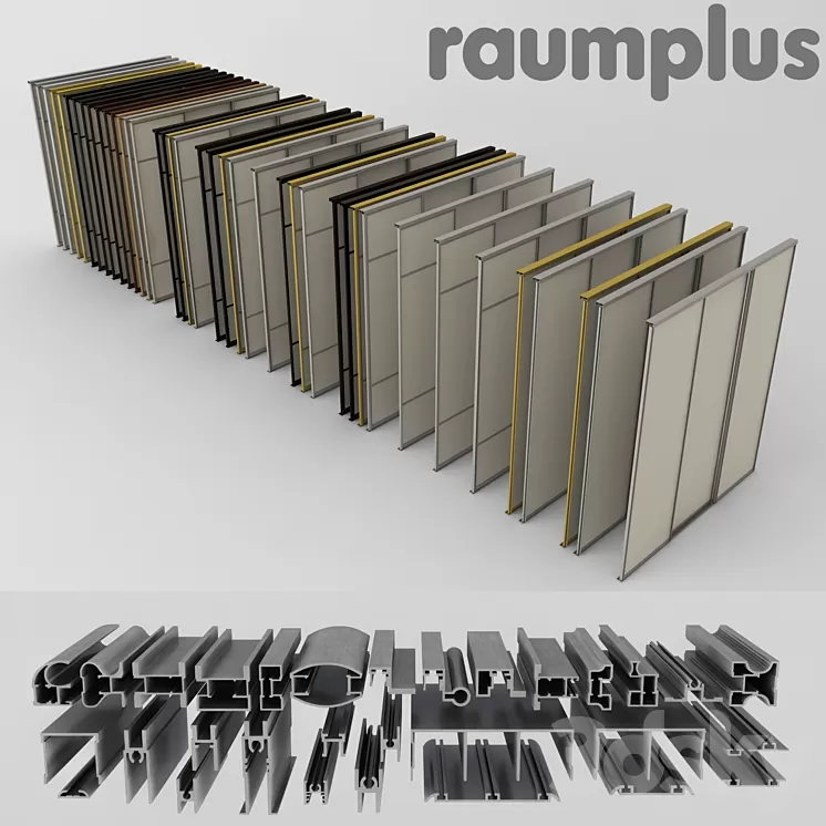 Sliding system Raumplus 3D Model