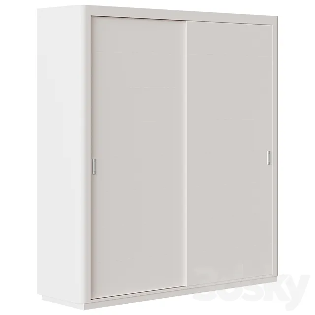 Sliding wardrobe 2 doors Maria 3D Model Sliding wardrobe 2 doors Maria 3D Model