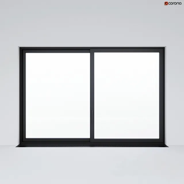 Sliding window (door) 3 3D Model