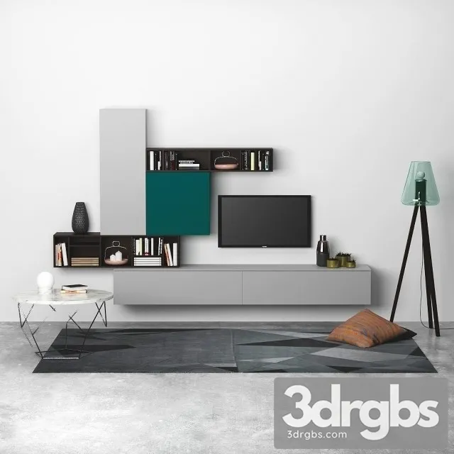 Slim 101 Display Cabinet 3D Model Download