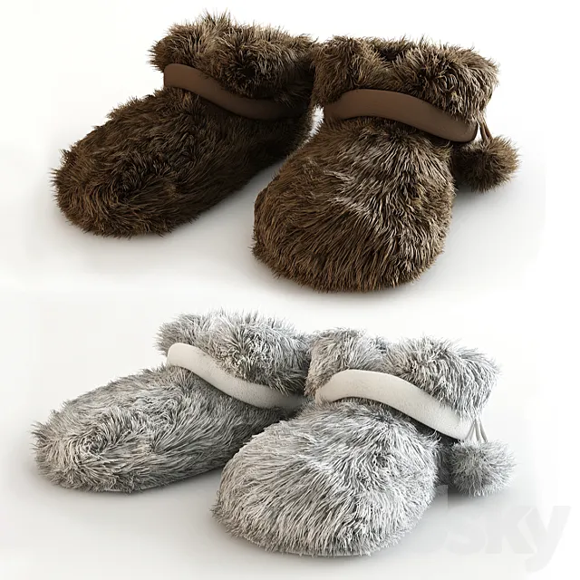 Slippers 3D Model
