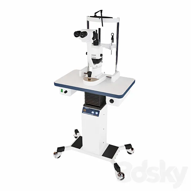 Slit lamp 3D Model Slit lamp 3D Model