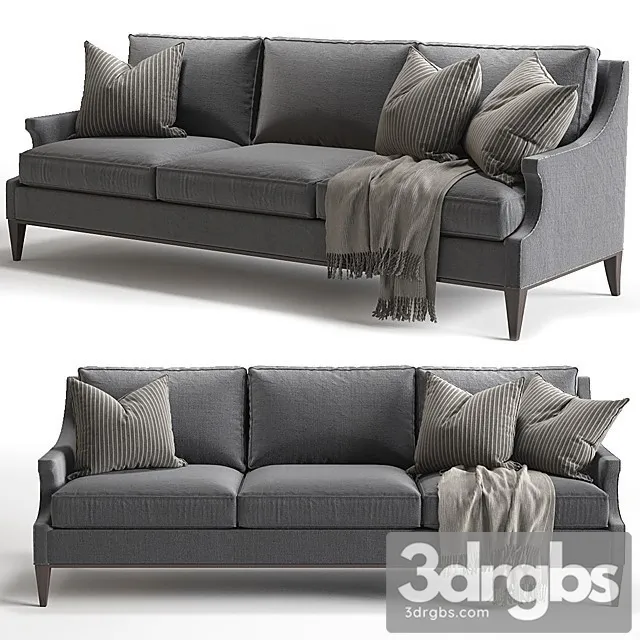 Sloan Slope Arm Sofa 3D Model Download