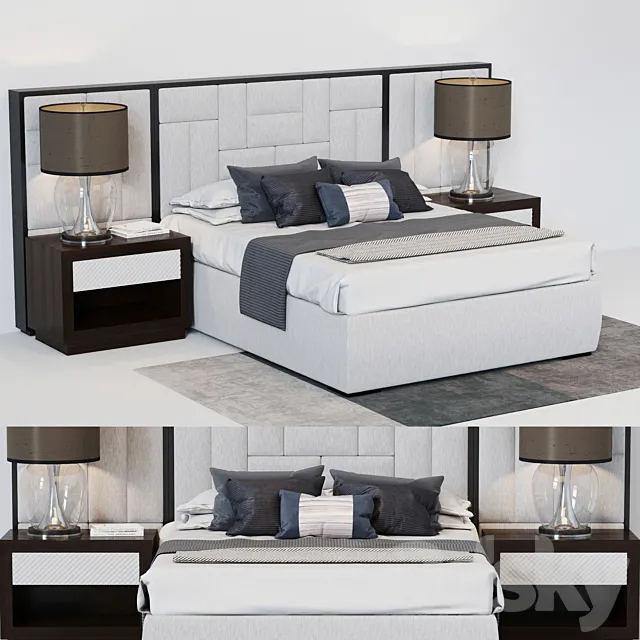 Sloane Royale Bed 3DModel Sloane Royale Bed 3DModel