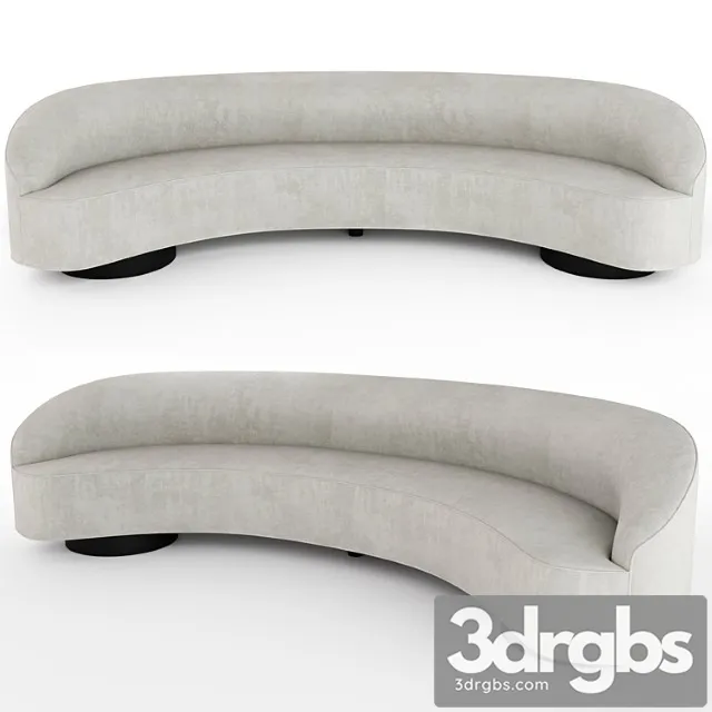 Sloane sofa by vladimir kagan 2 3D Model Download