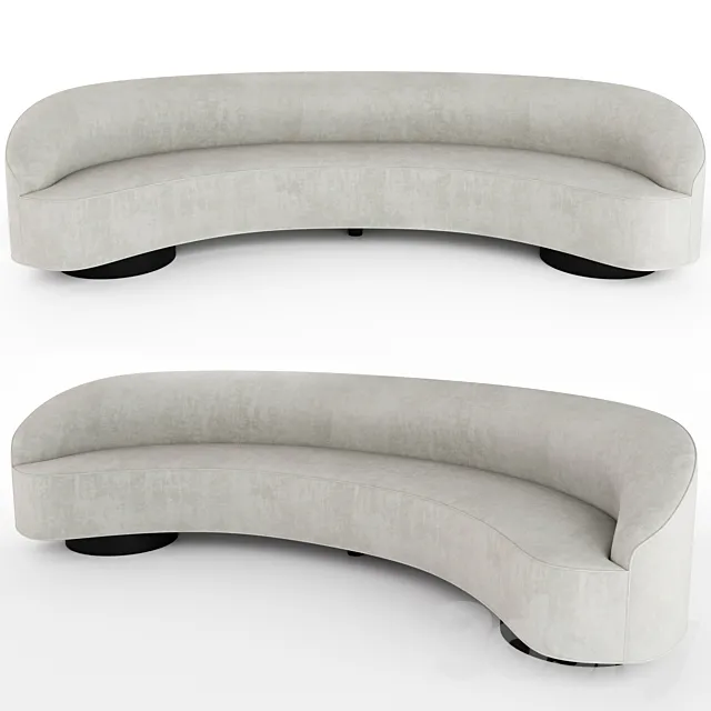 Sloane Sofa by Vladimir Kagan 3D Model Sloane Sofa by Vladimir Kagan 3D Model