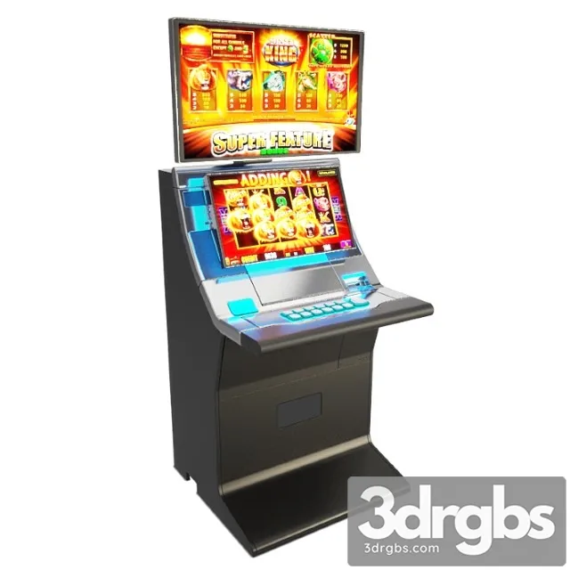 Slot Machine Helix Super Screen 3D Model Download