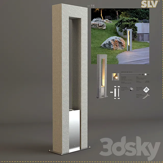 SLV-ARROK ARC GU10 3D Model