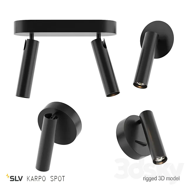 SLV KARPO SPOT 3DModel SLV KARPO SPOT 3DModel