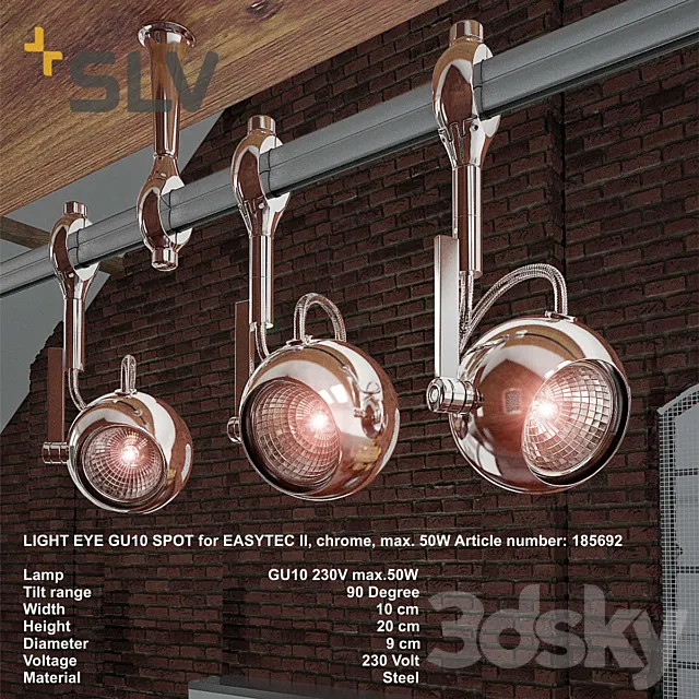SLV Light Eye GU10 3DModel