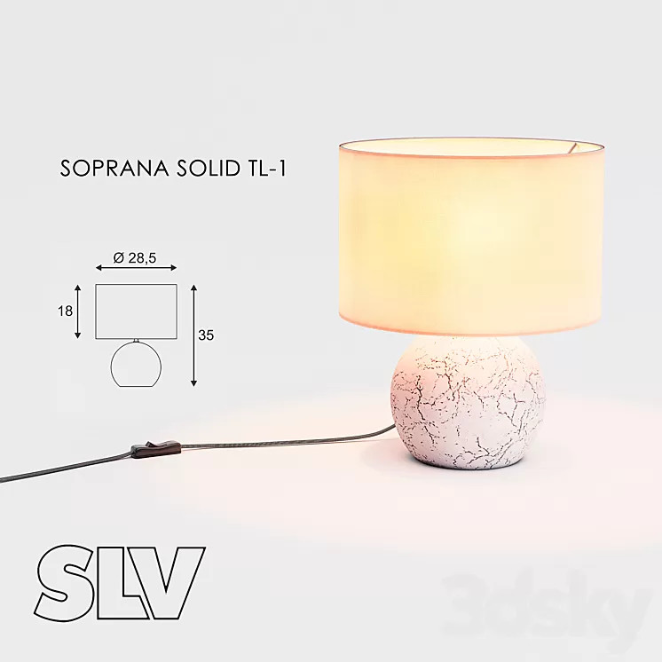 SLV Soprana solid TL-1 3D Model SLV Soprana solid TL-1 3D Model