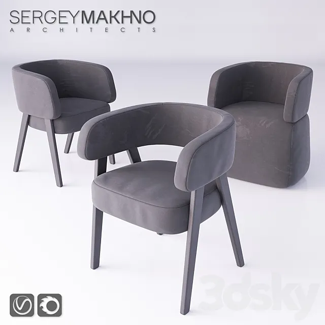 SMA Animalia Chairs (serial) 3D Model