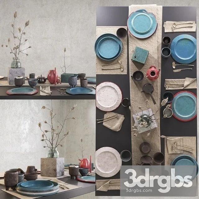 SMA Decor Set 3D Model Download
