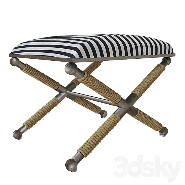 Small Bench _Uttermost 3DModel Small Bench _Uttermost 3DModel