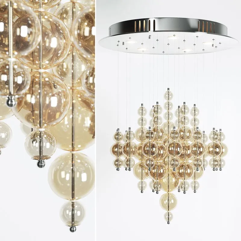 SMALL BUBBLES CASH PENDANT 3D Model