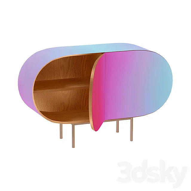 Small cabinet Color Flow 3DModel Small cabinet Color Flow 3DModel