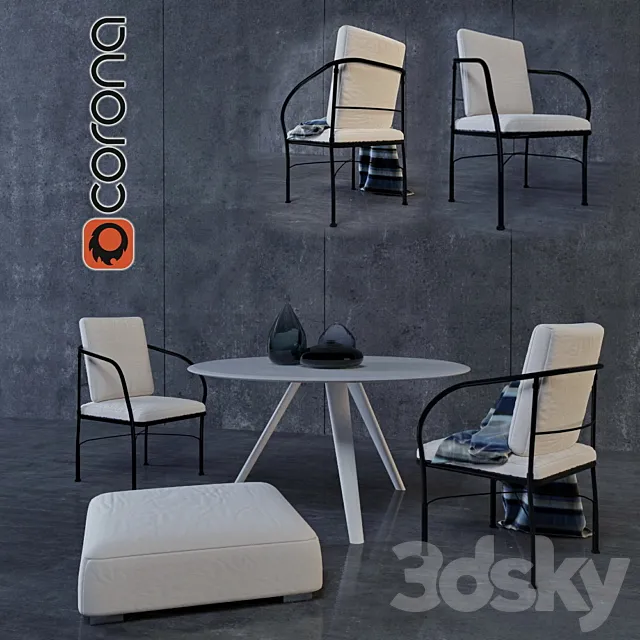 Small Cropped Italia 3D Model