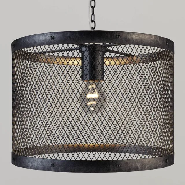 Small Hanging Shade Baltard 3D Model Small Hanging Shade Baltard 3D Model