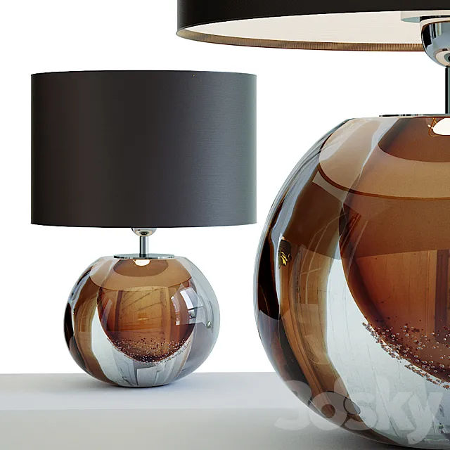 Small Jewel Studio Art Glass Lamp.1 3D Model Small Jewel Studio Art Glass Lamp.1 3D Model