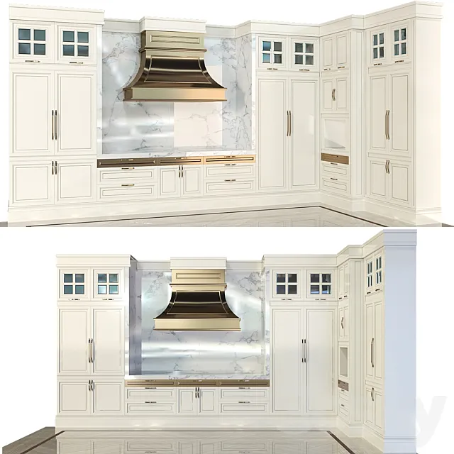 Small kitchen set 3DModel