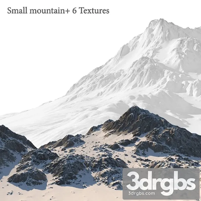 Small Mountain 6 Textures 3D Model Download