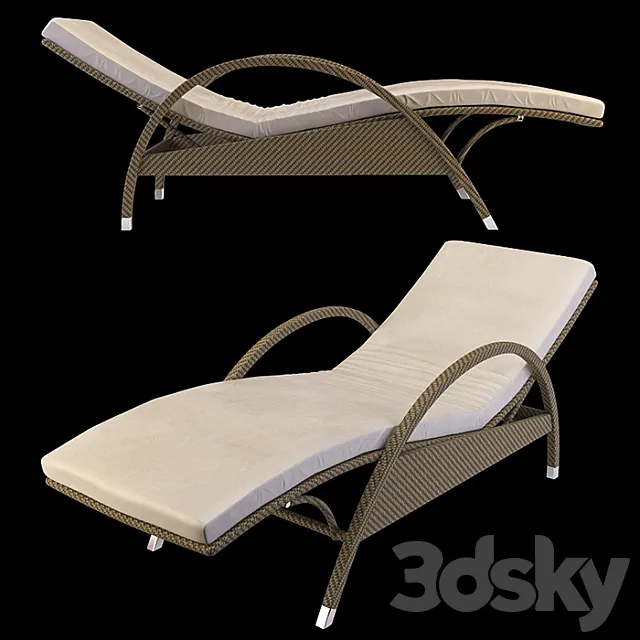 Smania Butterfly Lounge Chair 3D Model Smania Butterfly Lounge Chair 3D Model