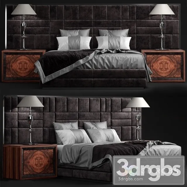 Smania Caesar Train Bed 02 3D Model Download