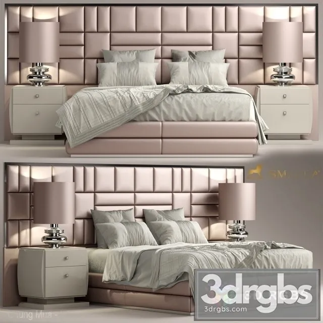 Smania Caesar Train Bed 3D Model Download