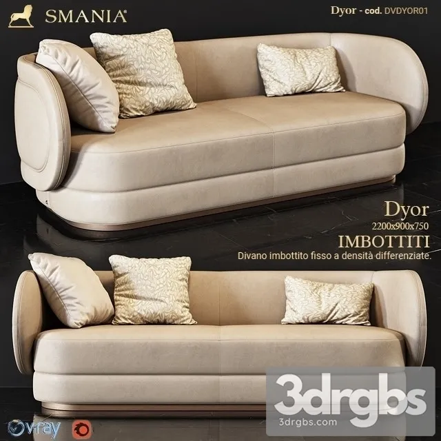 Smania Dyor Sofa 3D Model Download