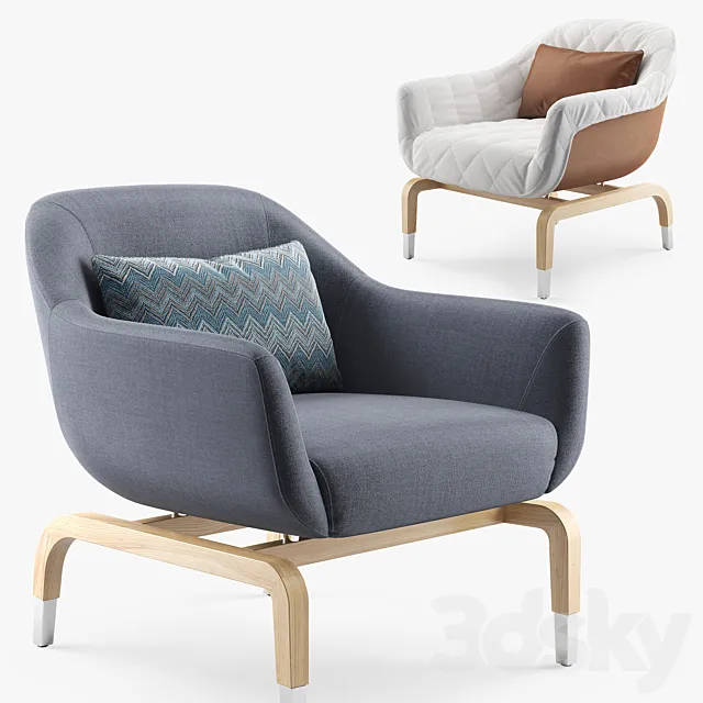 SMANIA FIGI armchair 3DModel SMANIA FIGI armchair 3DModel