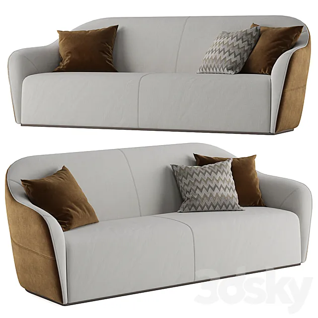 Smania gramercy sofa 3D Model Smania gramercy sofa 3D Model