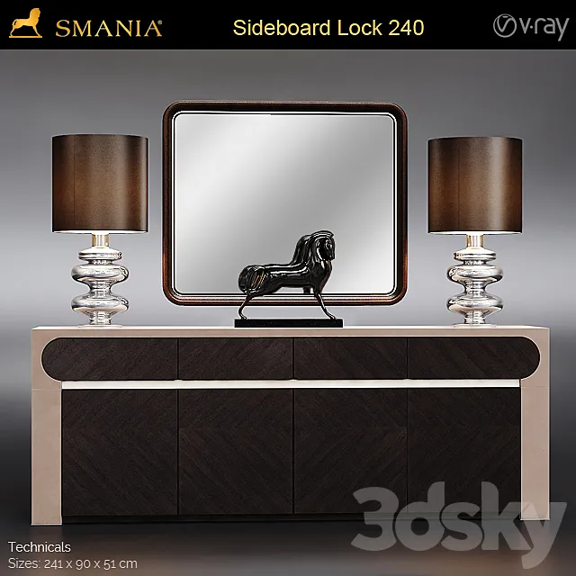 Smania Lock 240 3D Model