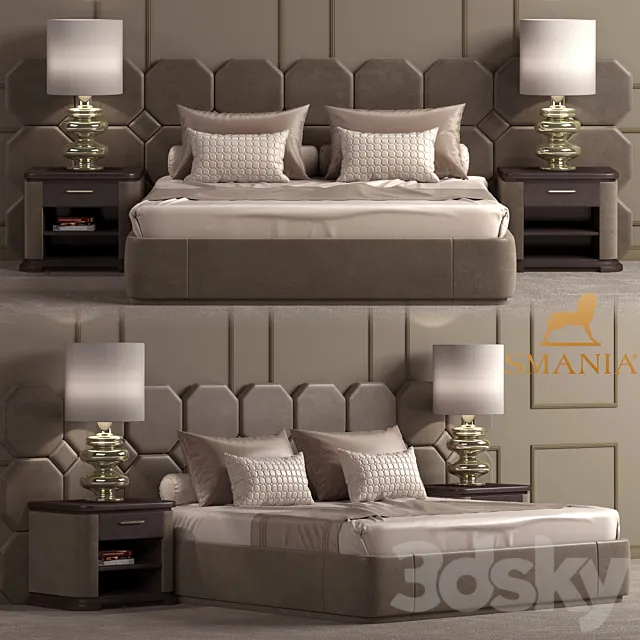 Smania Pascal 380 Bed 3DModel
