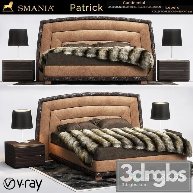 Smania Patrick Bed 3D Model Download