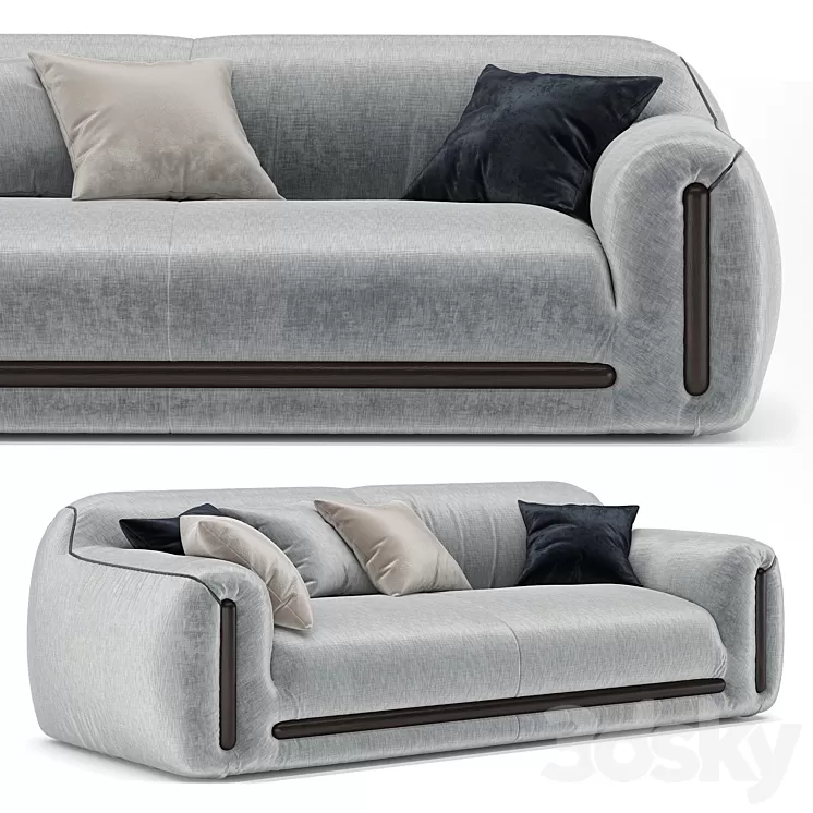 Smania Sofa Kimi 3D Model Smania Sofa Kimi 3D Model
